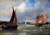 Antonie Waldorp Bomschuiten Heading For Shore painting